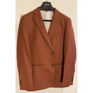 Men's Rust Suit *NEVER WORN* | Indochino Johnby Twill Rust Blazer and Pants